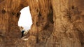 Arches rock formation at Timna park , Israel